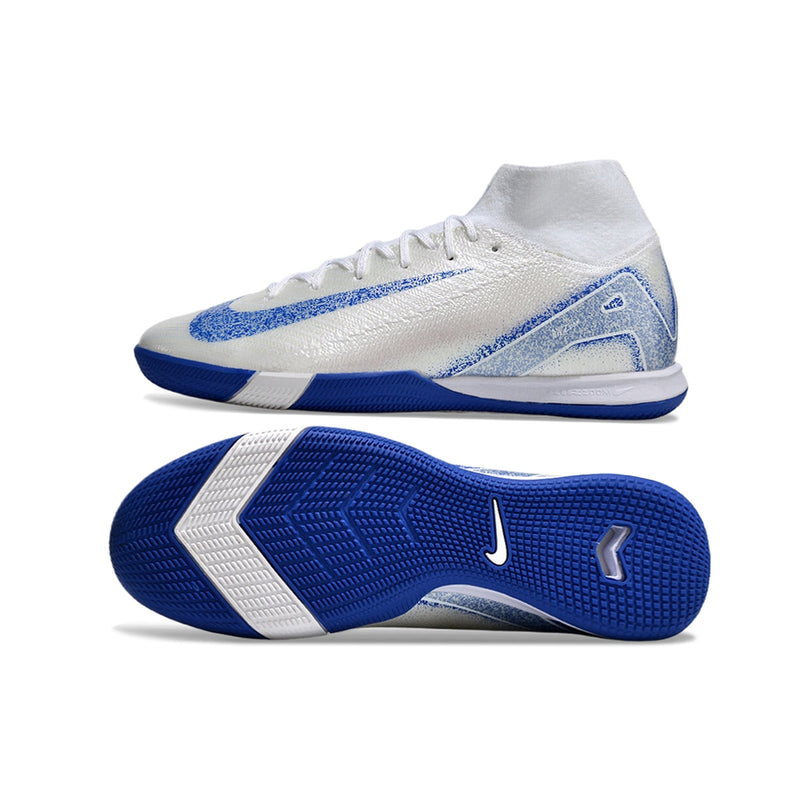 Chuteira Futsal Nike Air Zoom Mercurial Superfly 10 Elite Blue Print