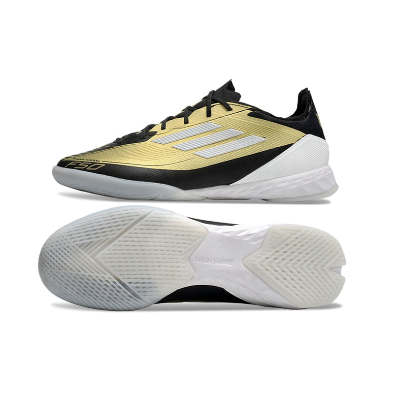 Chuteira Futsal ADIDAS F50 Pro Messi Triunfo Dorado