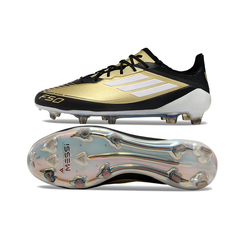 Chuteira Campo ADIDAS F50 Elite FG Messi Triunfo Dorado