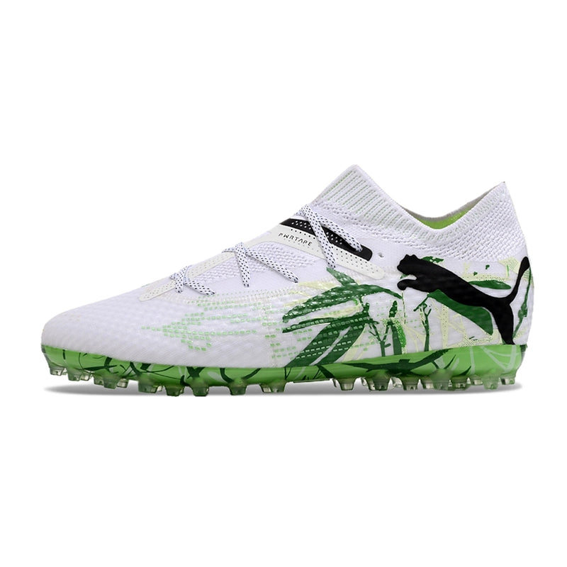 Chuteira Puma Future 7 Ultimate MG Branco/Azul